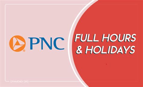 pnc saturday hours